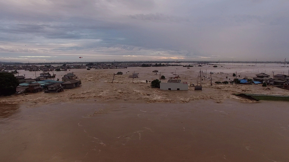 ドローンの空撮映像で災害状況を迅速に把握、各機関へ発信（国土地理院