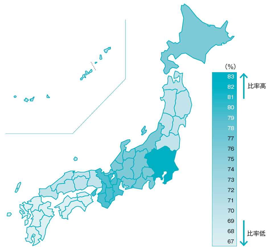 数字で見る金融・保険 キャッシュレス化への対応に地域格差 | 2018年12月号 | 事業構想オンライン
