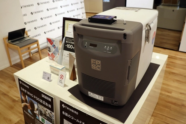 WHOの医療機材品質認証を取得した冷凍庫