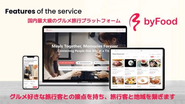 国内最大級のグルメ旅行プラットフォーム byFood