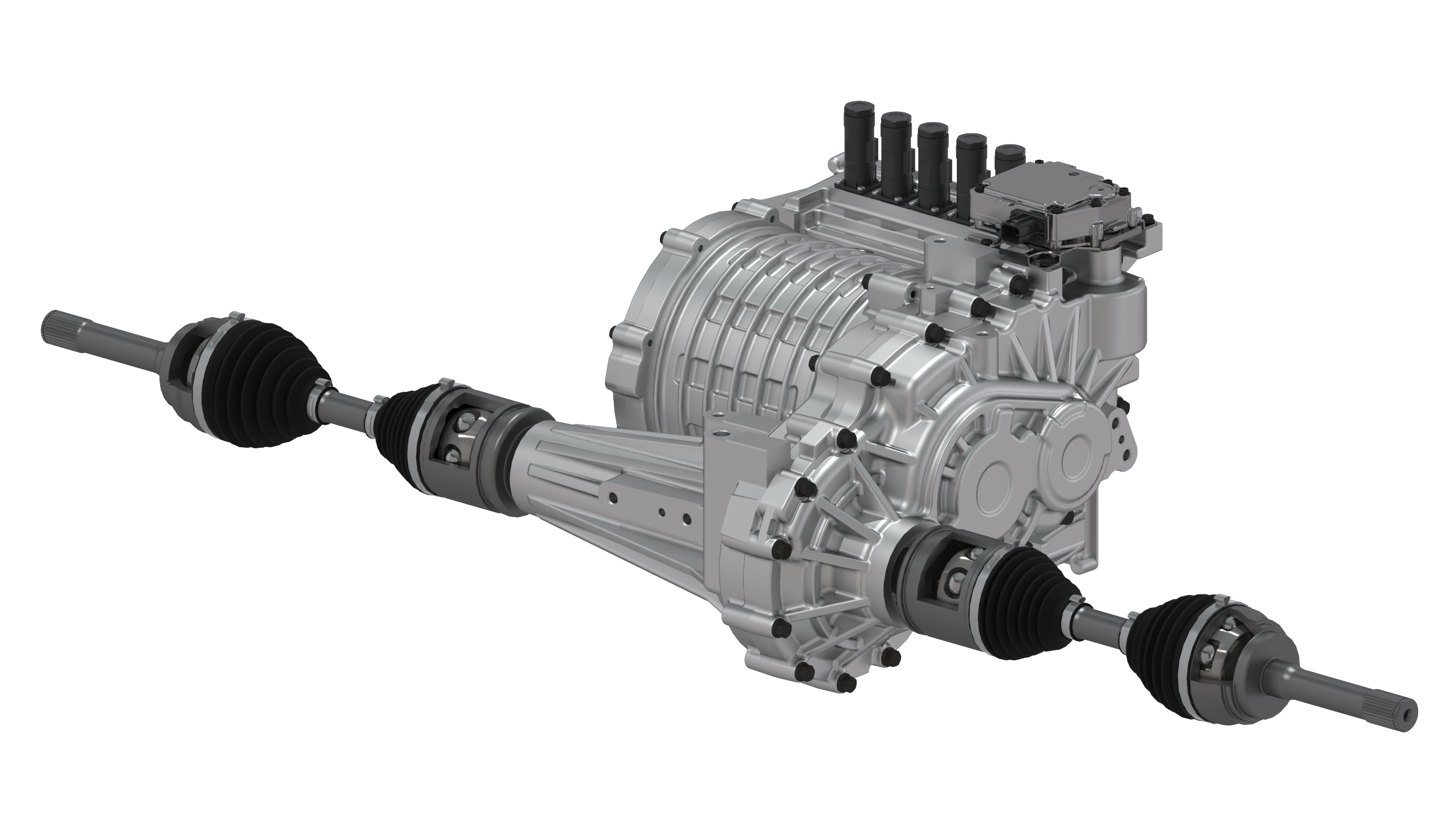 ④電動ユニット「e-Axle」