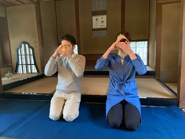 非公開寺社での茶道体験