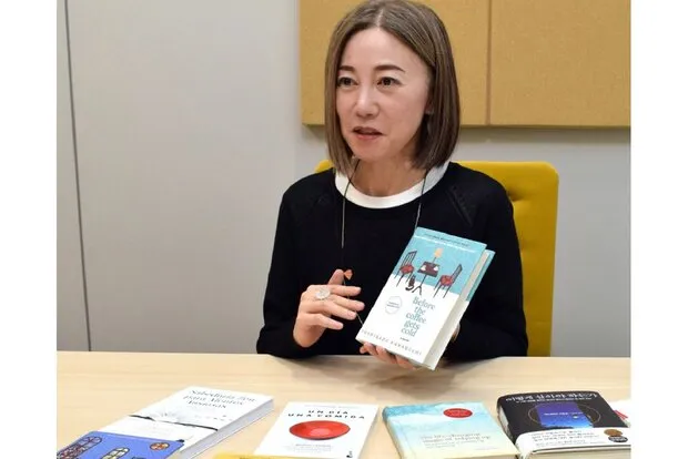 海外への売り込みについて語るサンマーク出版の小林部長