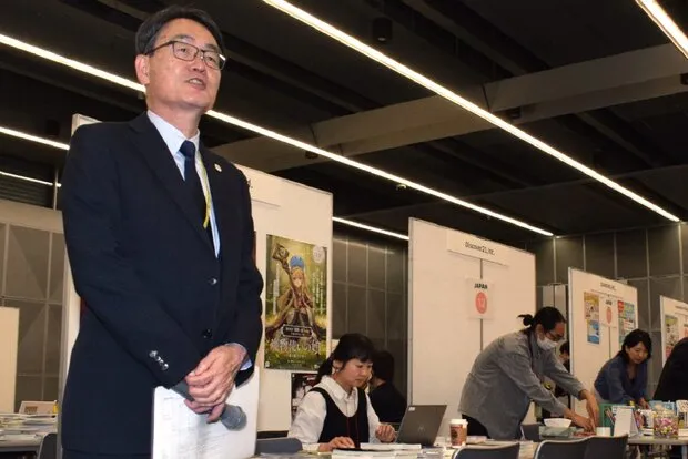 商談会の手応えを語るJPICの松木専務理事