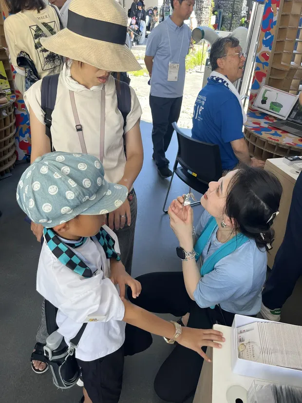 TEAM EXPOパビリオン「関西ものづくり新撰2025 社会課題に挑むものづくり」での出展の様子 2/2