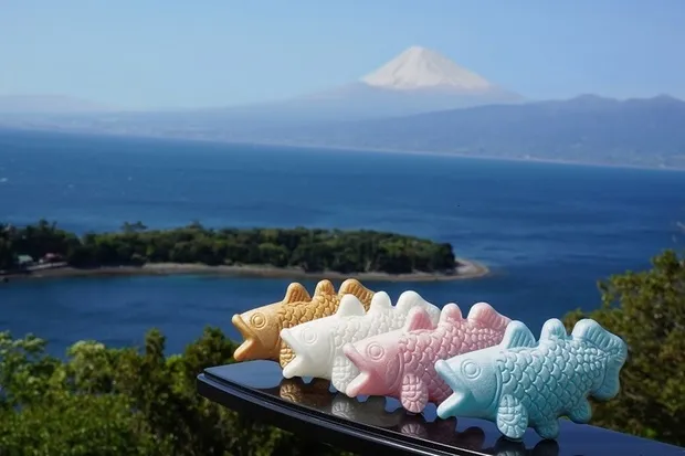 シーラカンスの形をした「深海もなか」（コーラルウェイのホームページから）