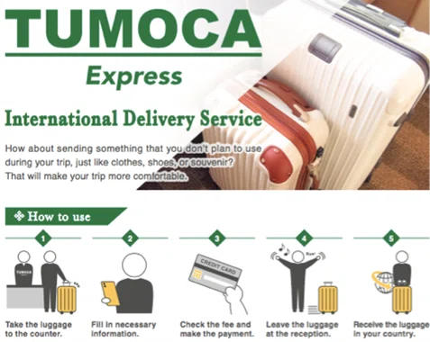 ホテルの部屋に設置されたサービス案内