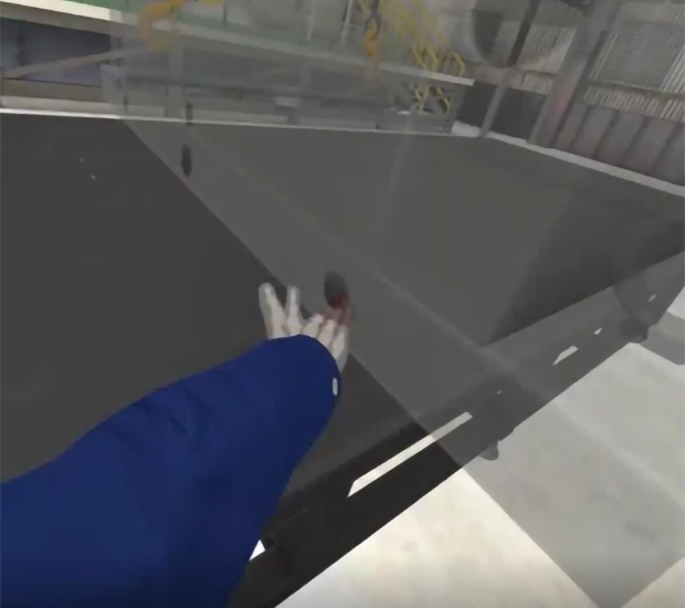 怖すぎないようにリアルさを抑えた表現。