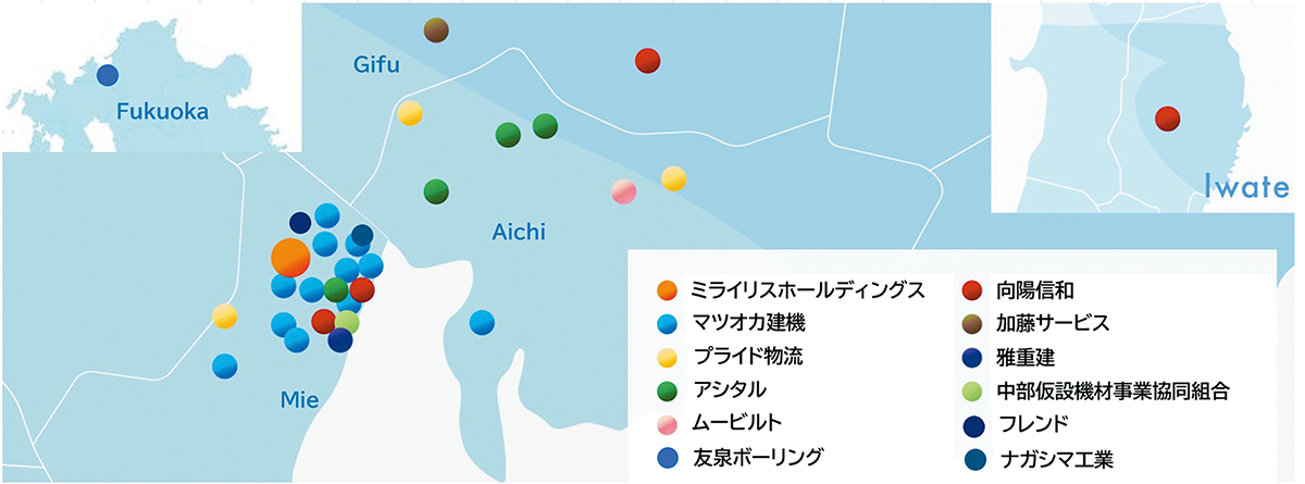 ミライリスHD M&Aでグループ社数増、建設関係向けサービスを拡充