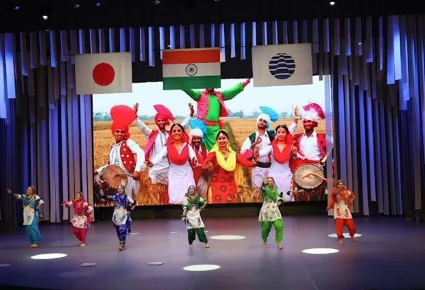 インド・パビリオンでの文化公演