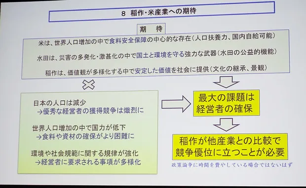 令和の米騒動の教訓を議論 価格は市場で生産継続は政策でと専門家が