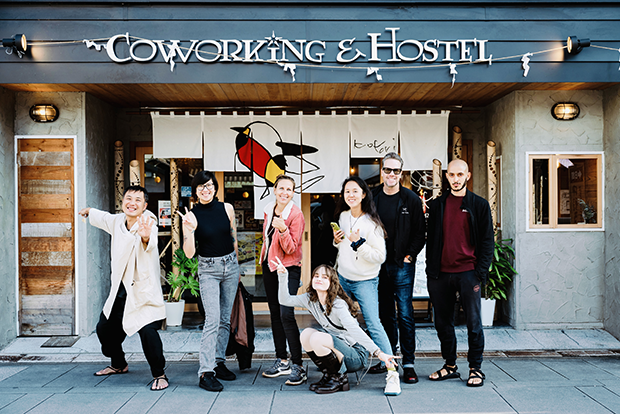 プログラムの拠点となる「kotori coworking ＆ hostel」