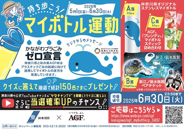 「持ち歩こう!マイボトル運動」キービジュアル