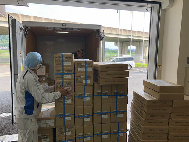 出荷の様子