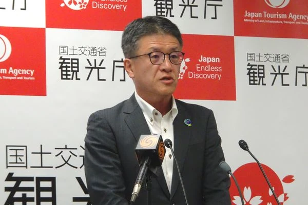 観光庁の木村典央長官は8月19日に会見を開いた