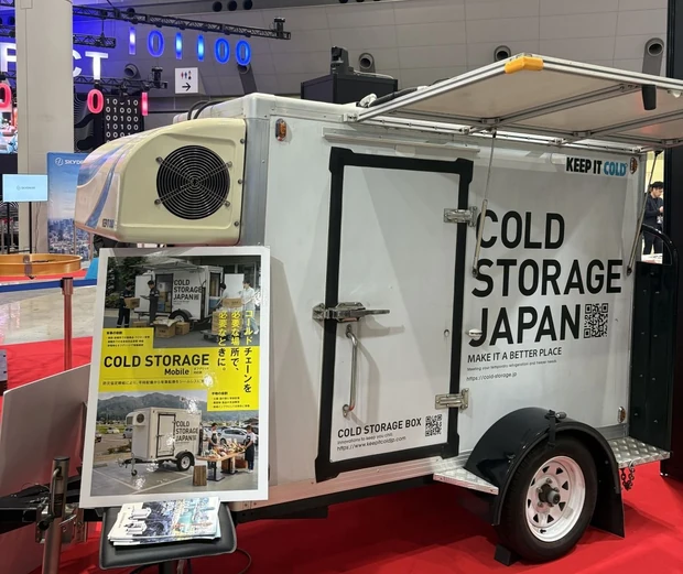 SusHi Tech Tokyo 2026で好評を博した、コールドストレージ・ジャパンの冷蔵・冷凍トレーラー